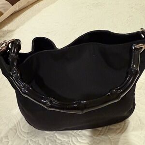 Gucci vintage bamboo handle handbag